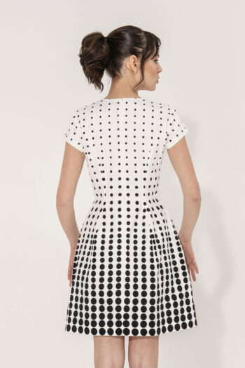 gradient polka dot dress back 1 &bull; Sassa Björg