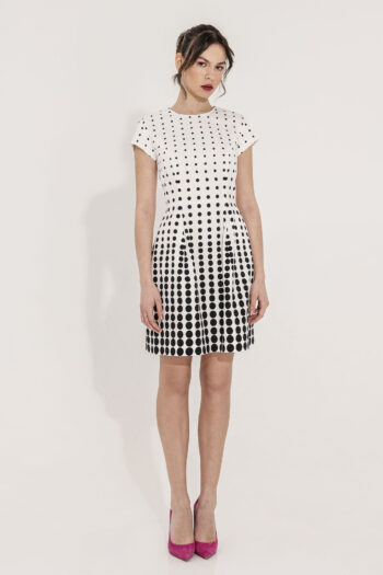 gradient polka dot dress front 1 &bull; Sassa Björg