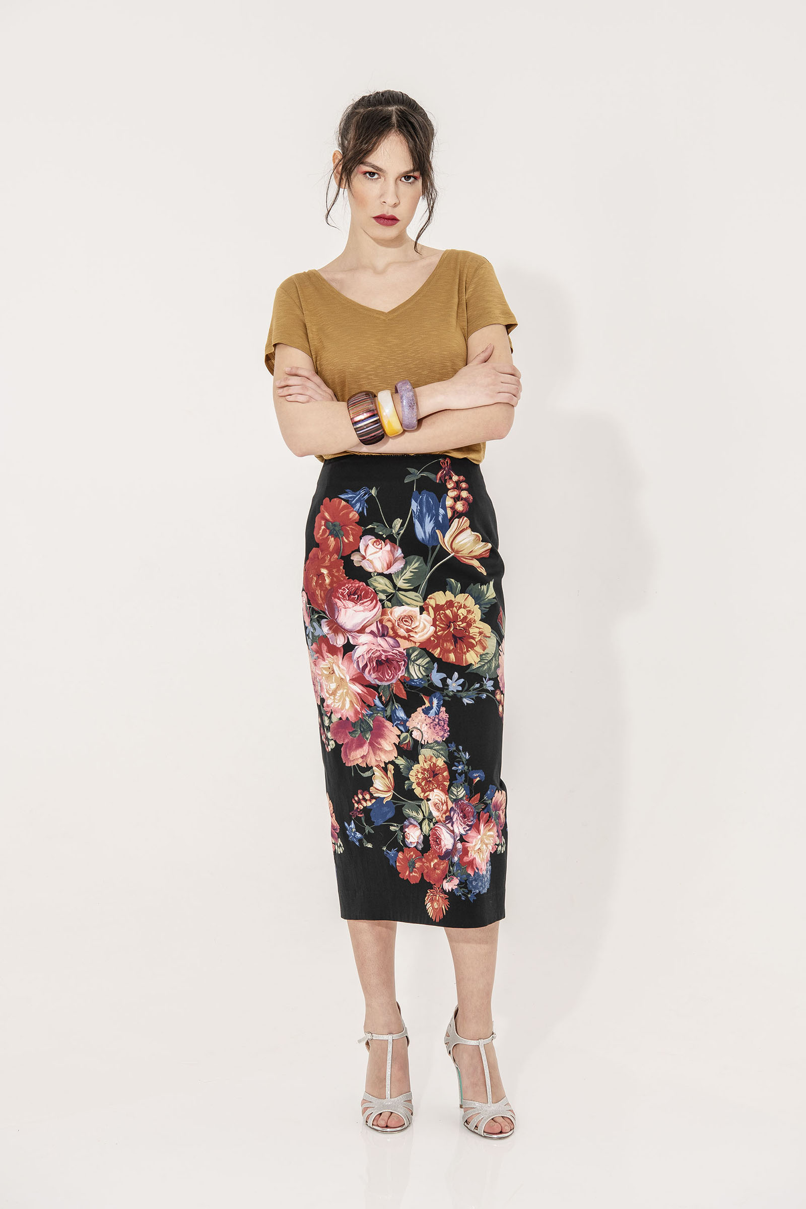 midi pencil skirt front 1 • Sassa Björg