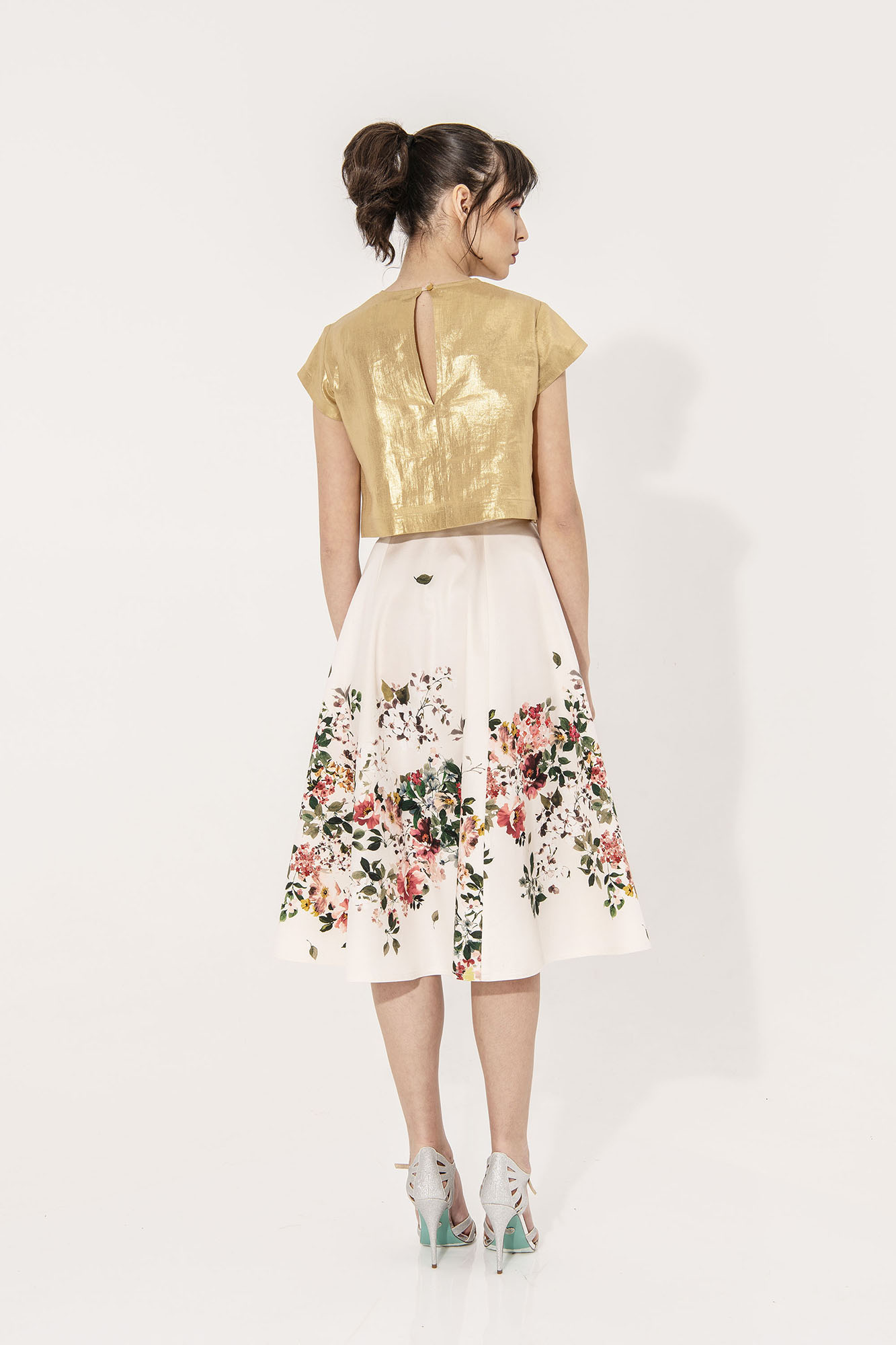 panel skirt with flowers back 1 • Sassa Björg