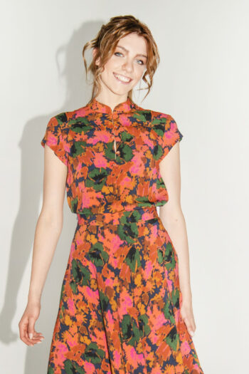 abstract flowers shirt front 1 &bull; Sassa Björg