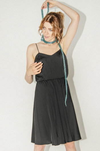 black strappy dress necklace 1 &bull; Sassa Björg