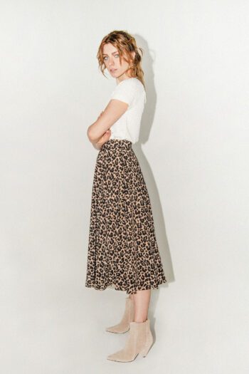 leopard circle skirt side 1 &bull; Sassa Björg