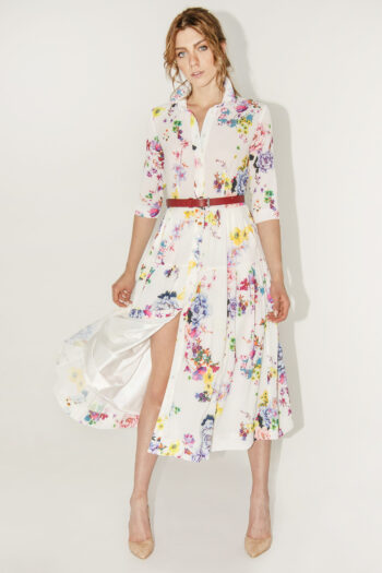 patterned shirt dress opened 1 &bull; Sassa Björg