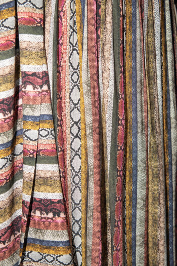 snakeskin stripes dress fabric 1 &bull; Sassa Björg