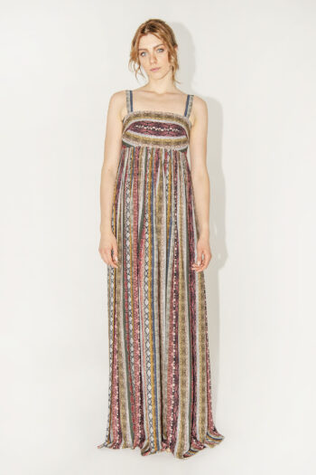 snakeskin stripes dress front 1 &bull; Sassa Björg