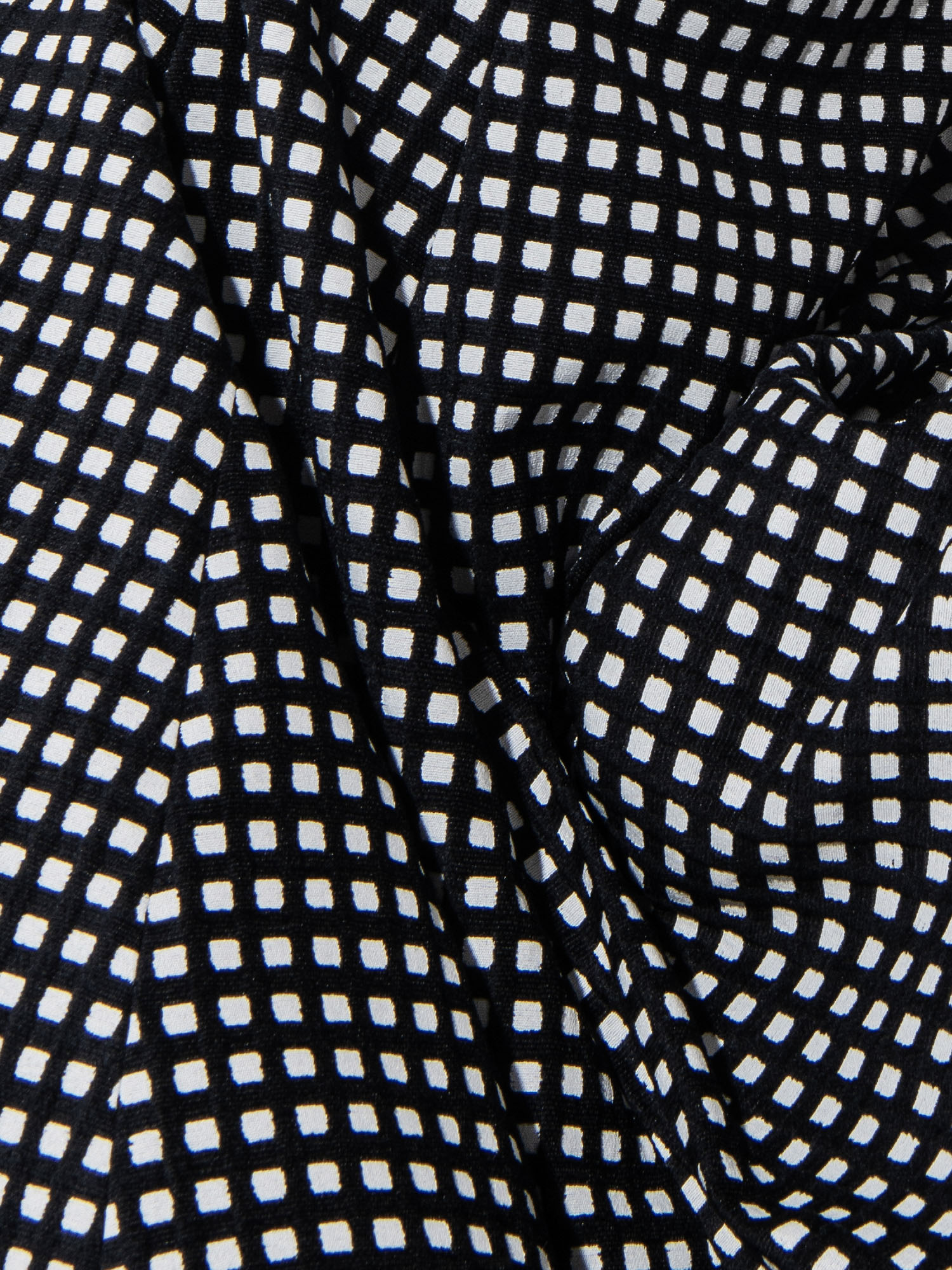 Checkered Jacquard dress detail • Sassa Björg