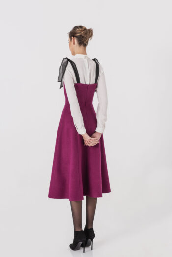 Elegant dress with organza straps back &bull; Sassa Björg