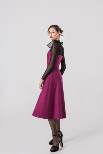 Elegant dress with organza straps side &bull; Sassa Björg