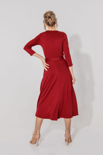 Red hug me dress back • Sassa Björg