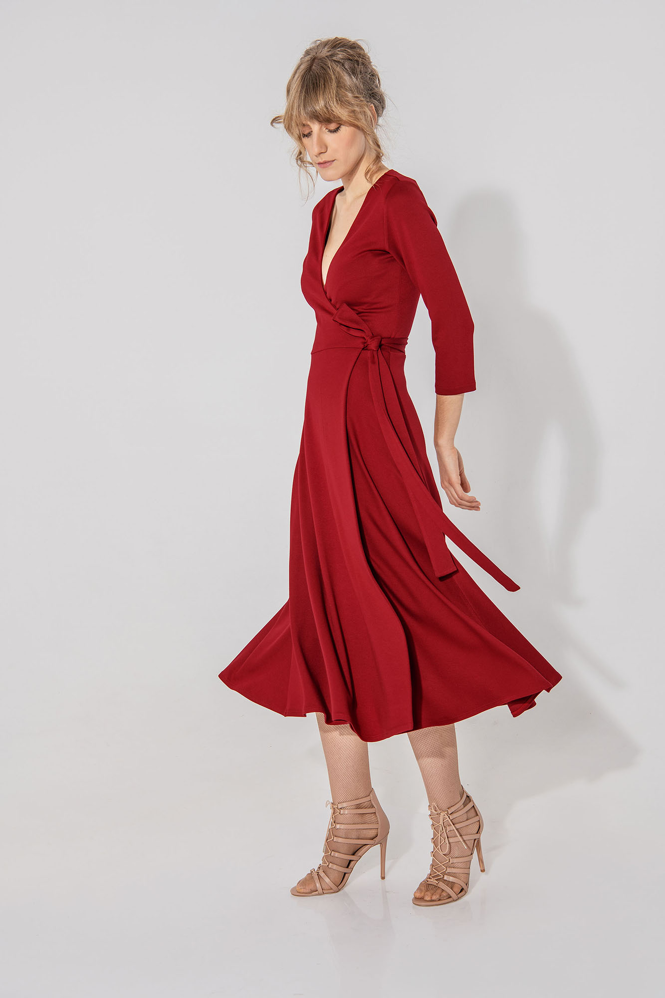 Red hug me dress main • Sassa Björg