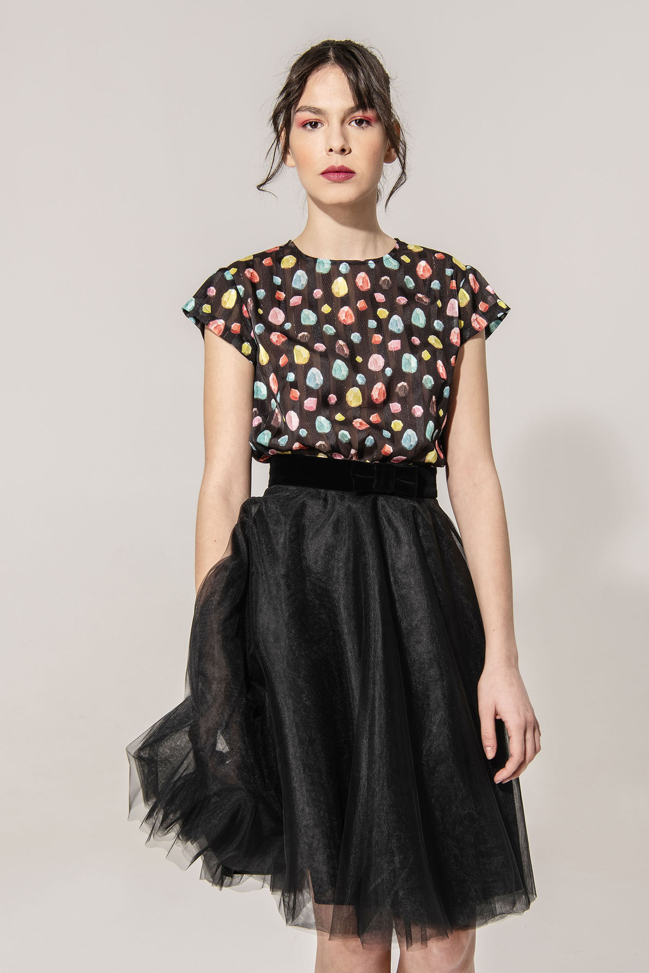 baby diamonds shirt front crop • Sassa Björg