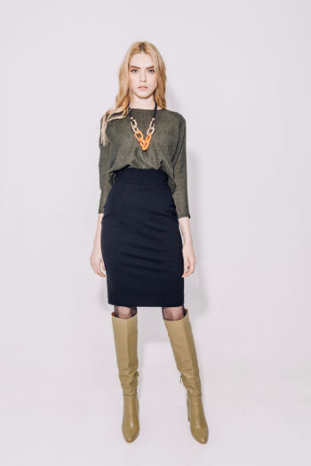 black pencil skirt front • Sassa Björg