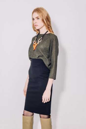 black pencil skirt main • Sassa Björg