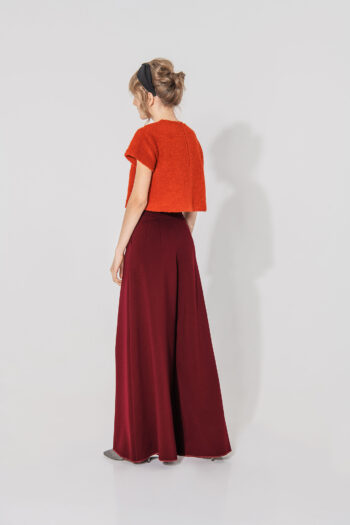 bordo pants skirt punto di milano back &bull; Sassa Björg