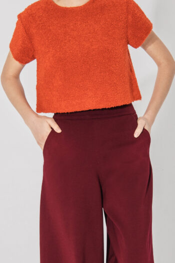 bordo pants skirt punto di milano close up &bull; Sassa Björg