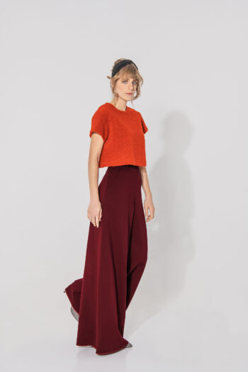 bordo pants skirt punto di milano side &bull; Sassa Björg