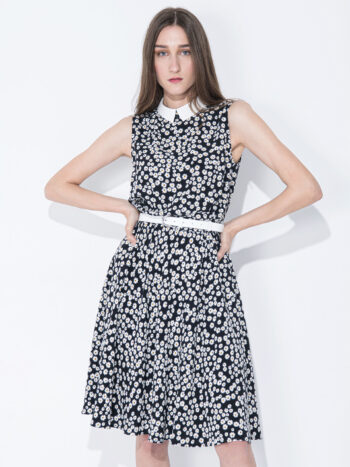 daisy dress elasticated waist w belt &bull; Sassa Björg