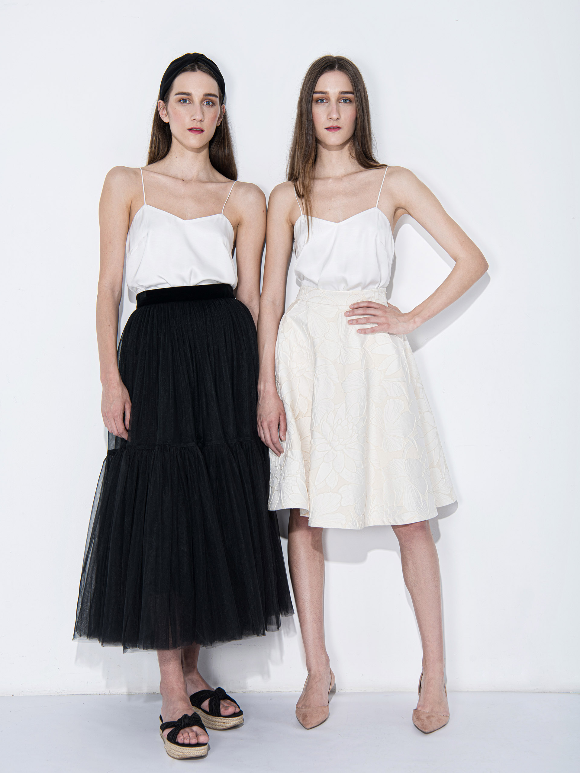 jacquard 3d flowers skirt twins • Sassa Björg