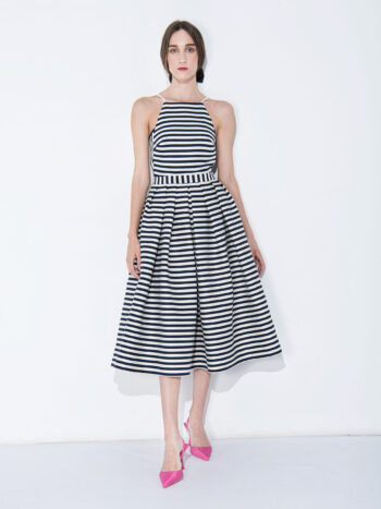 strappy dress sailors stripes front &bull; Sassa Björg