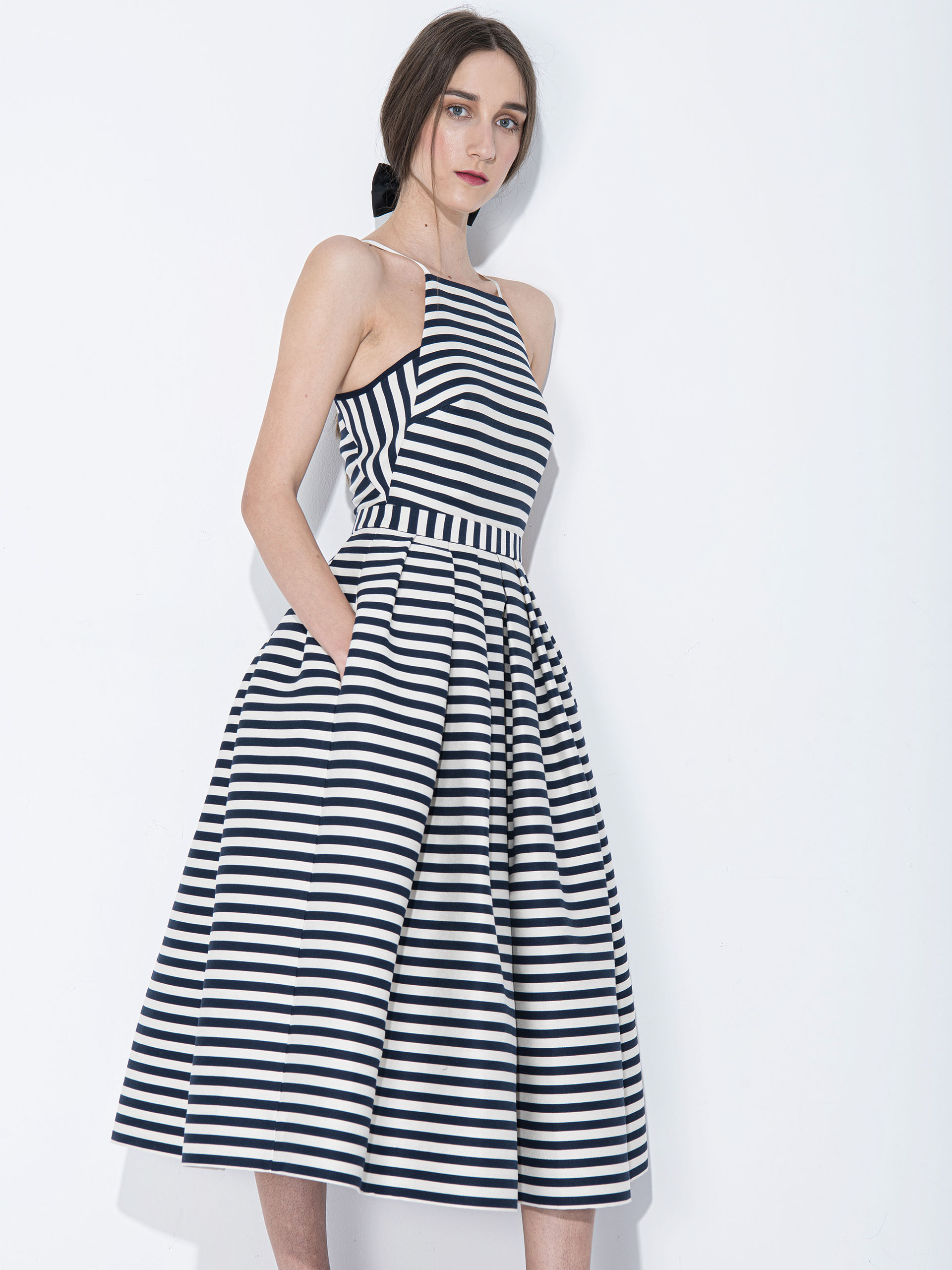strappy dress sailors stripes side • Sassa Björg
