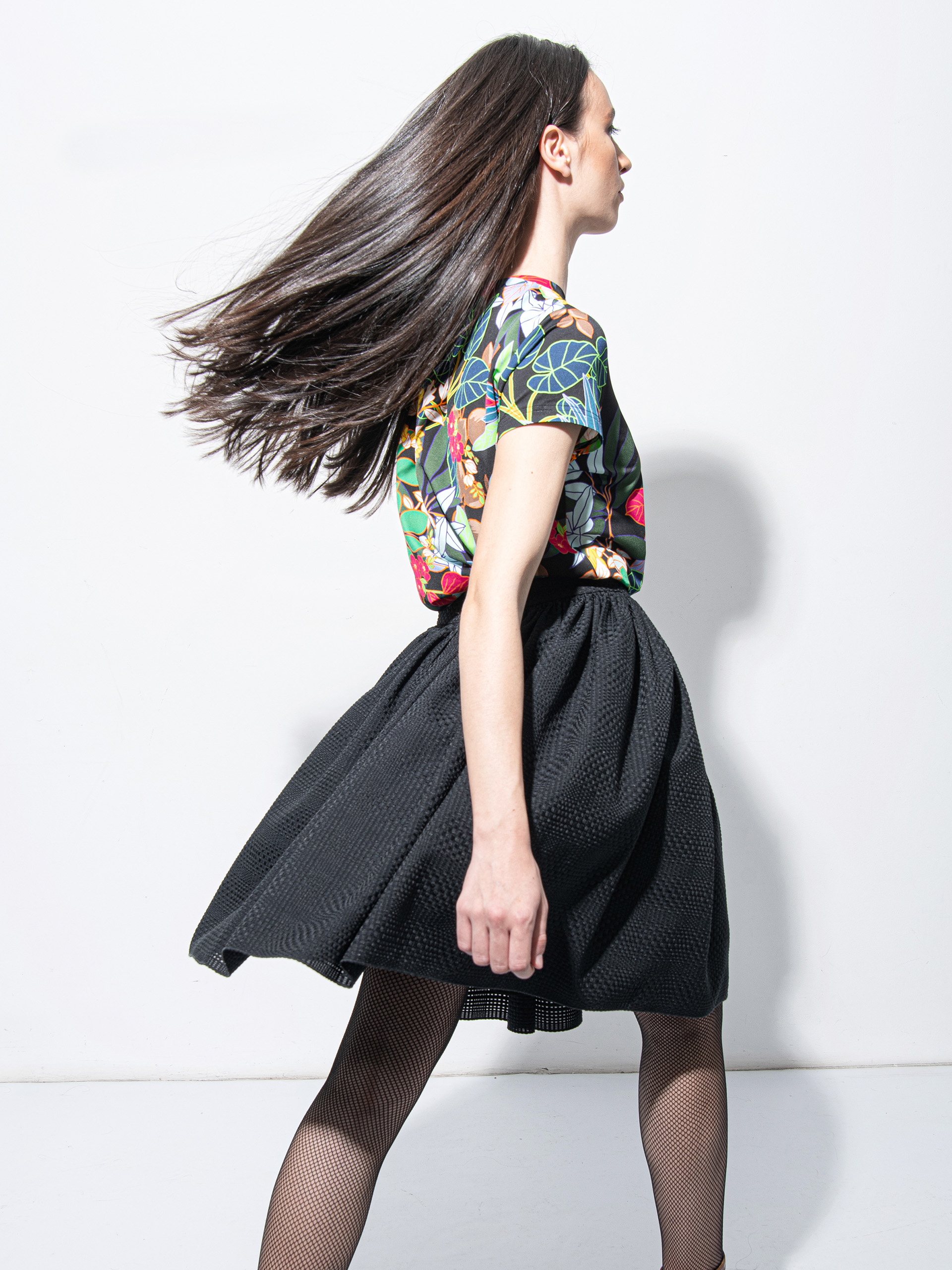 Jungle themed t shirt back • Sassa Björg