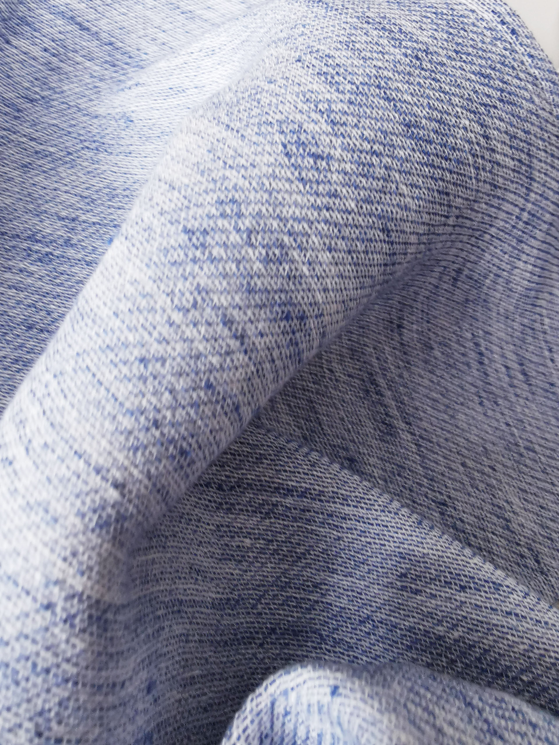 light blue linen crop top fabric • Sassa Björg