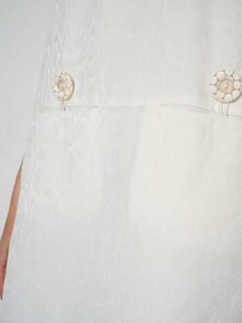 white python textured dress pockets &bull; Sassa Björg