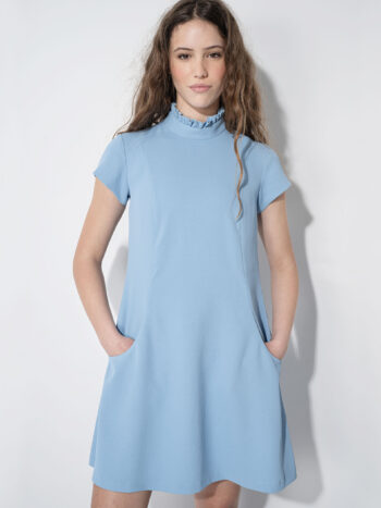 skyblue babydoll dress pockets &bull; Sassa Björg