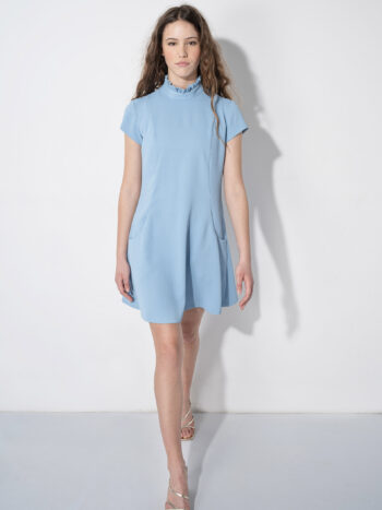 skyblue babydoll dress walking &bull; Sassa Björg