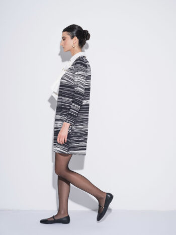 Teardrop neckline dress side • Sassa Björg