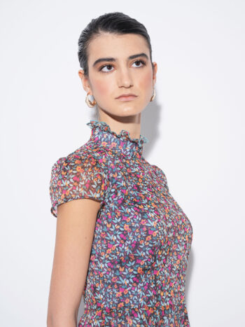 flowery ethereal long dress crop &bull; Sassa Björg