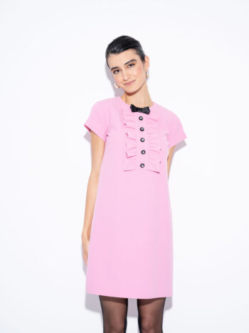 little pink dress with ruffle crop &bull; Sassa Björg