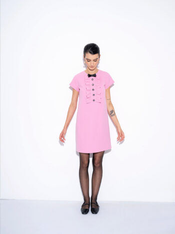 little pink dress with ruffle full &bull; Sassa Björg
