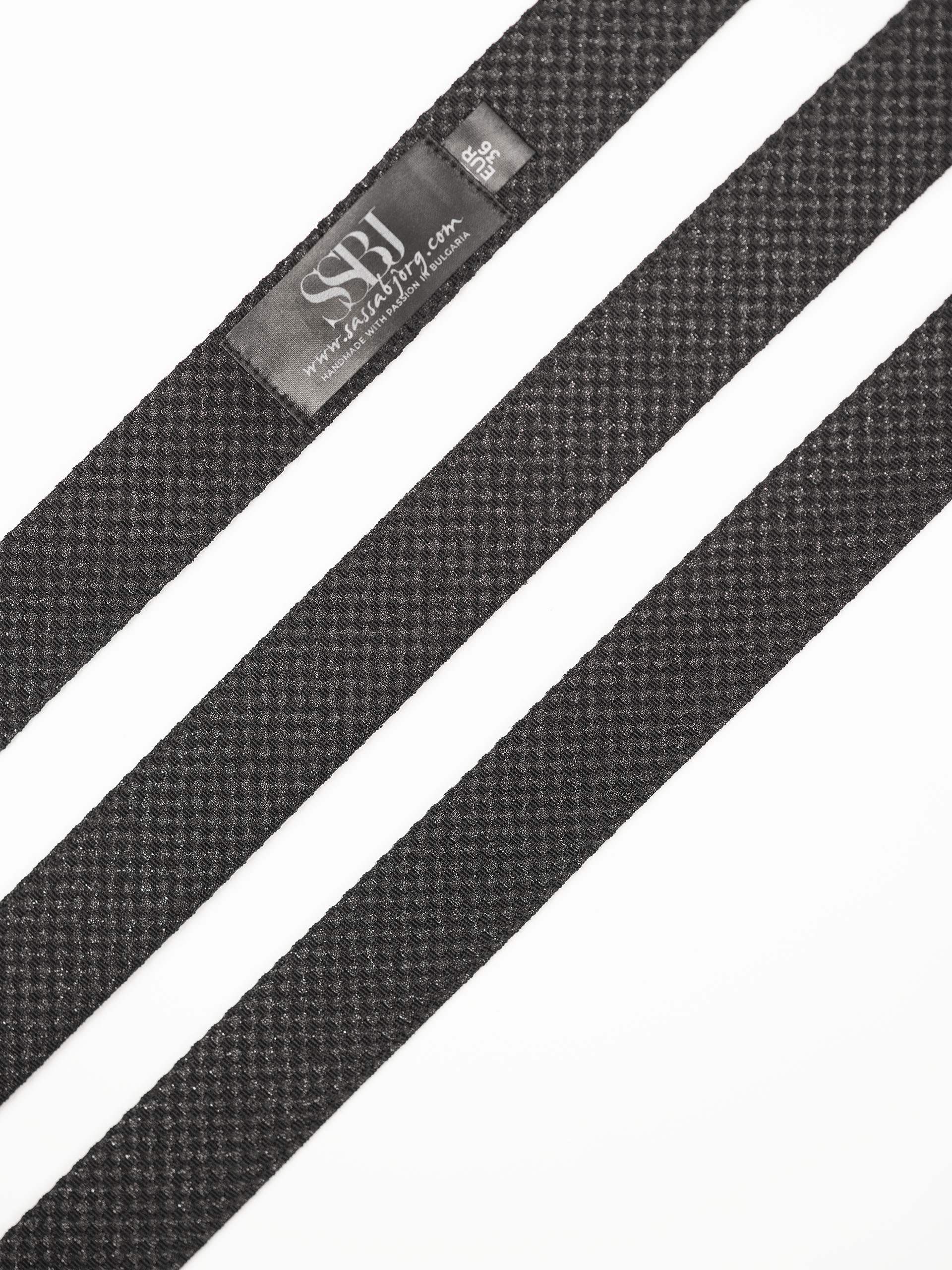 sparkly obsidian sash ssbj • Sassa Björg