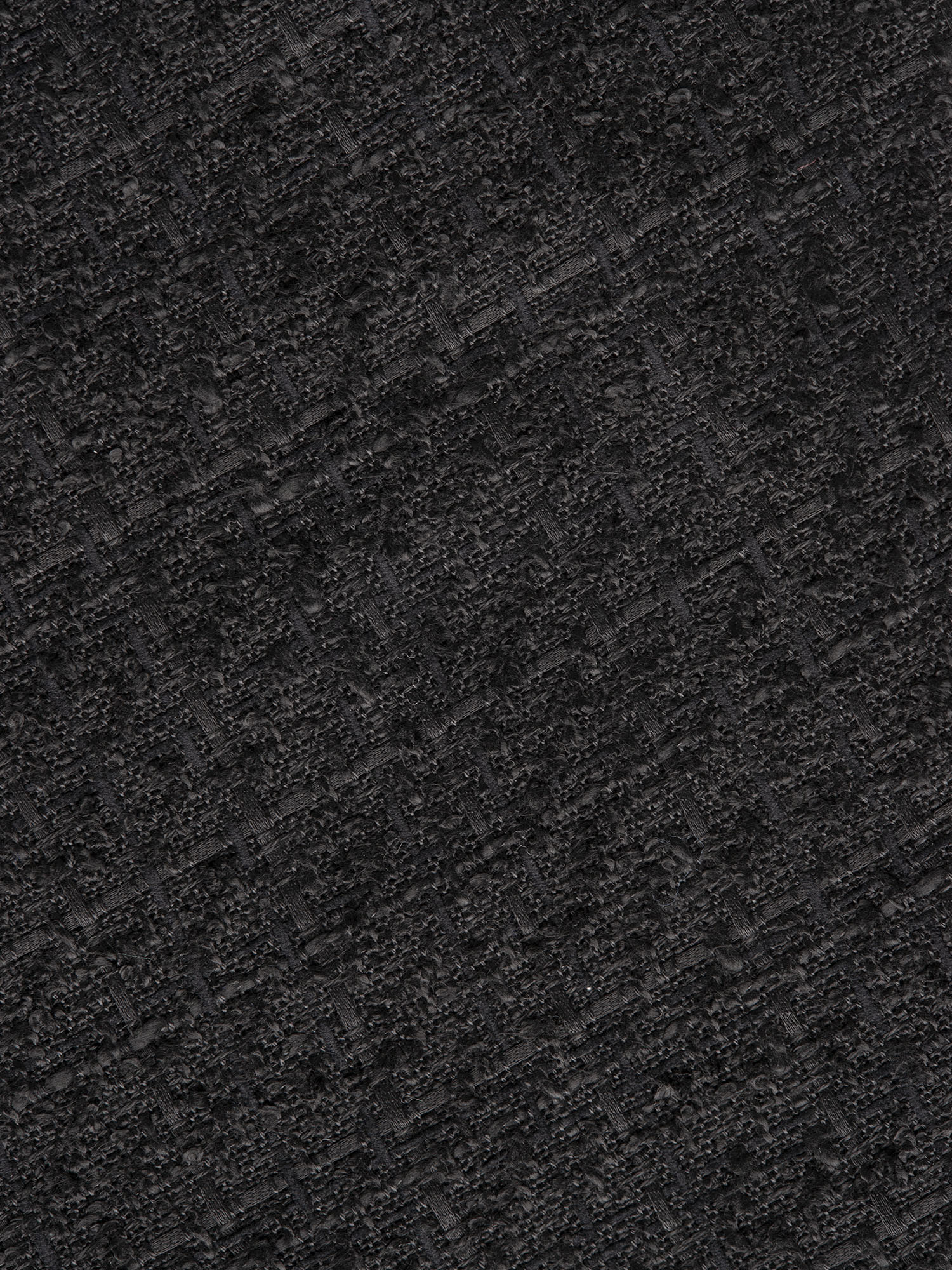 black tweed pinafore dress fabric • Sassa Björg