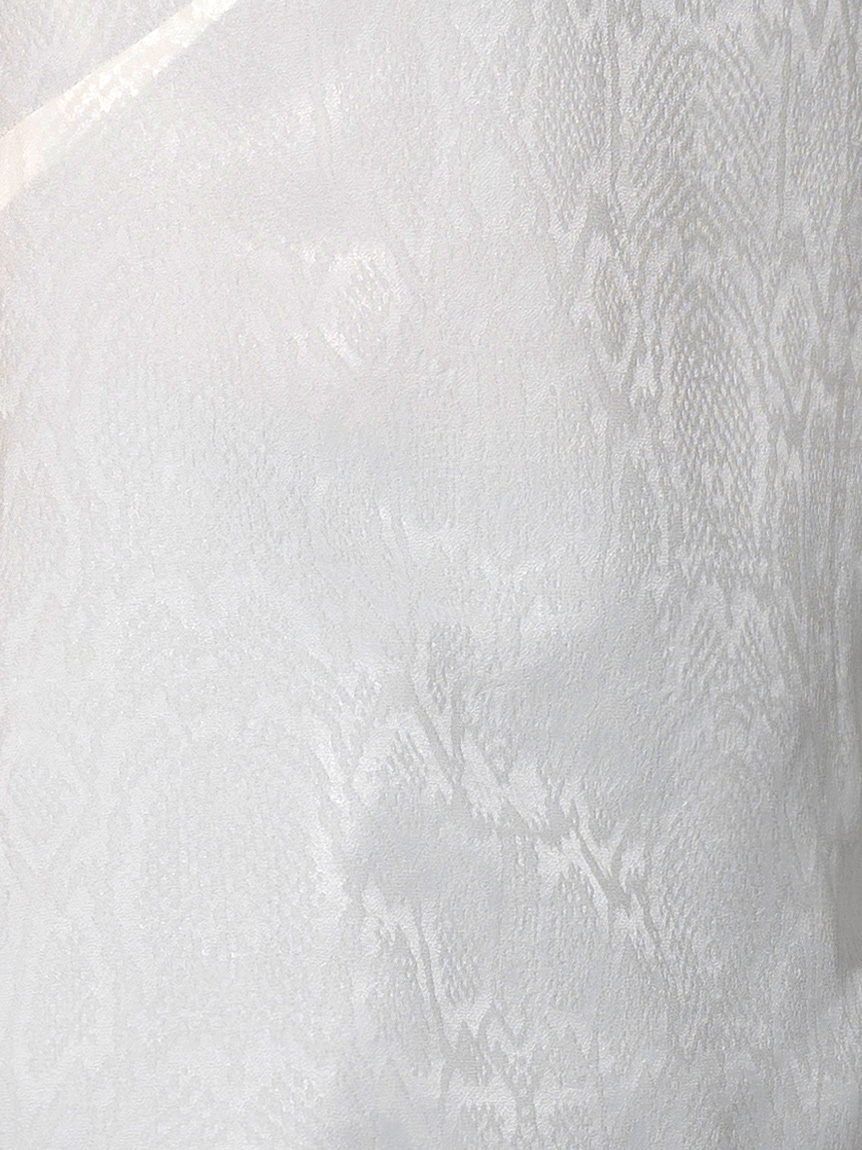 white blouse w collar python texture fabric • Sassa Björg