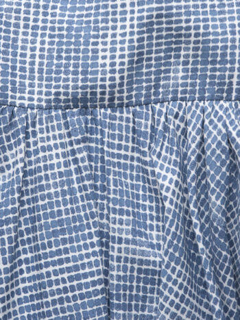 strappy blue chequered dress fabric &bull; Sassa Björg