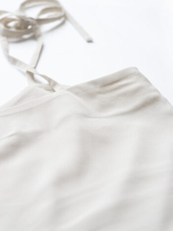 greige muse strappy top closeup • Sassa Björg