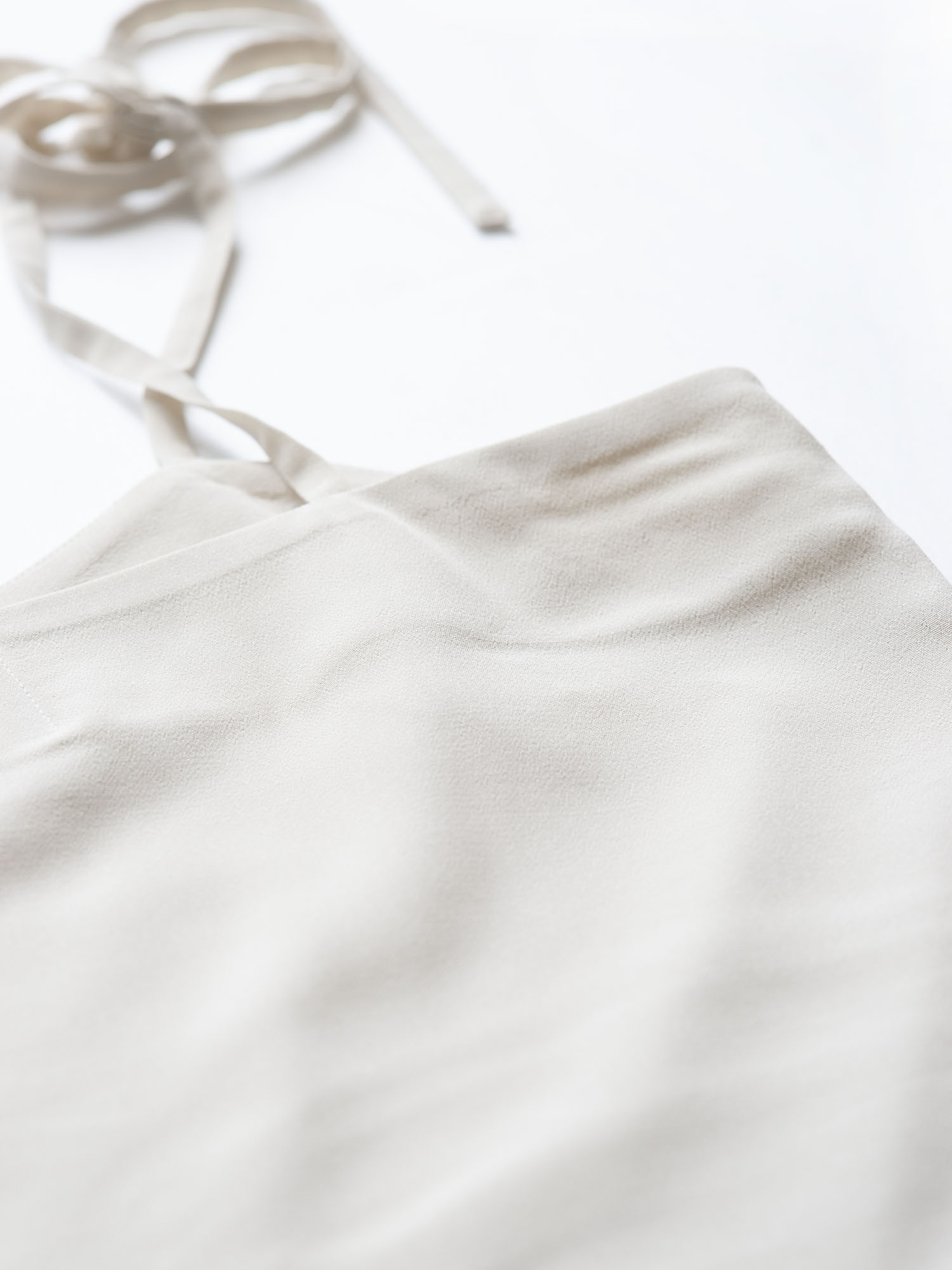 greige muse strappy top closeup • Sassa Björg