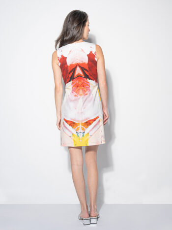oil paint collage fitted dress featured &bull; Sassa Björg