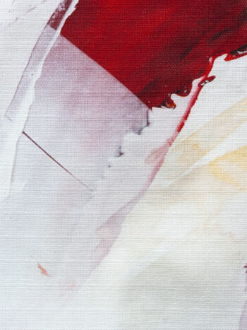 oil paint collage straight dress fabric &bull; Sassa Björg