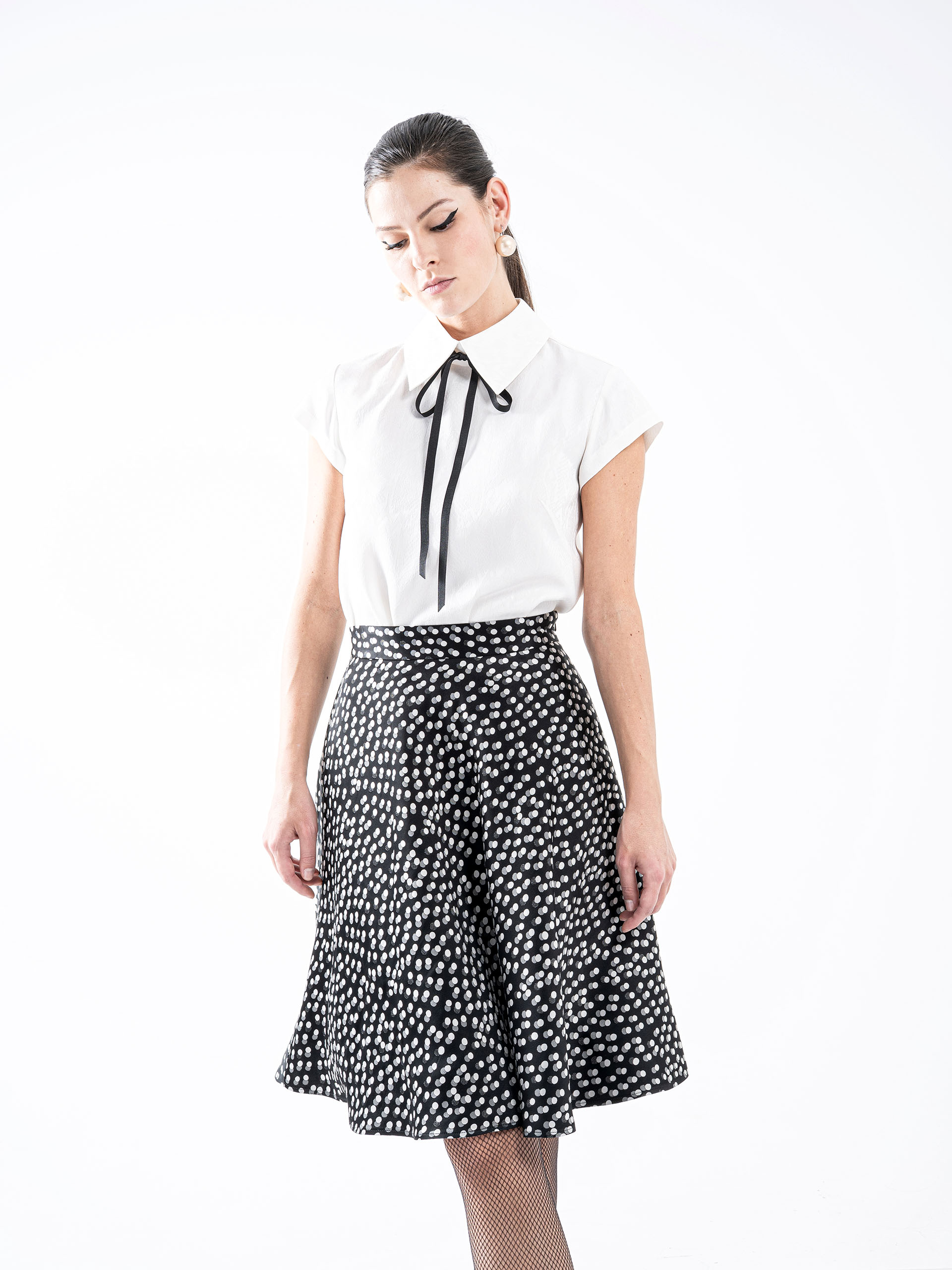 disco slayer flared skirt crop &bull; Sassa Björg