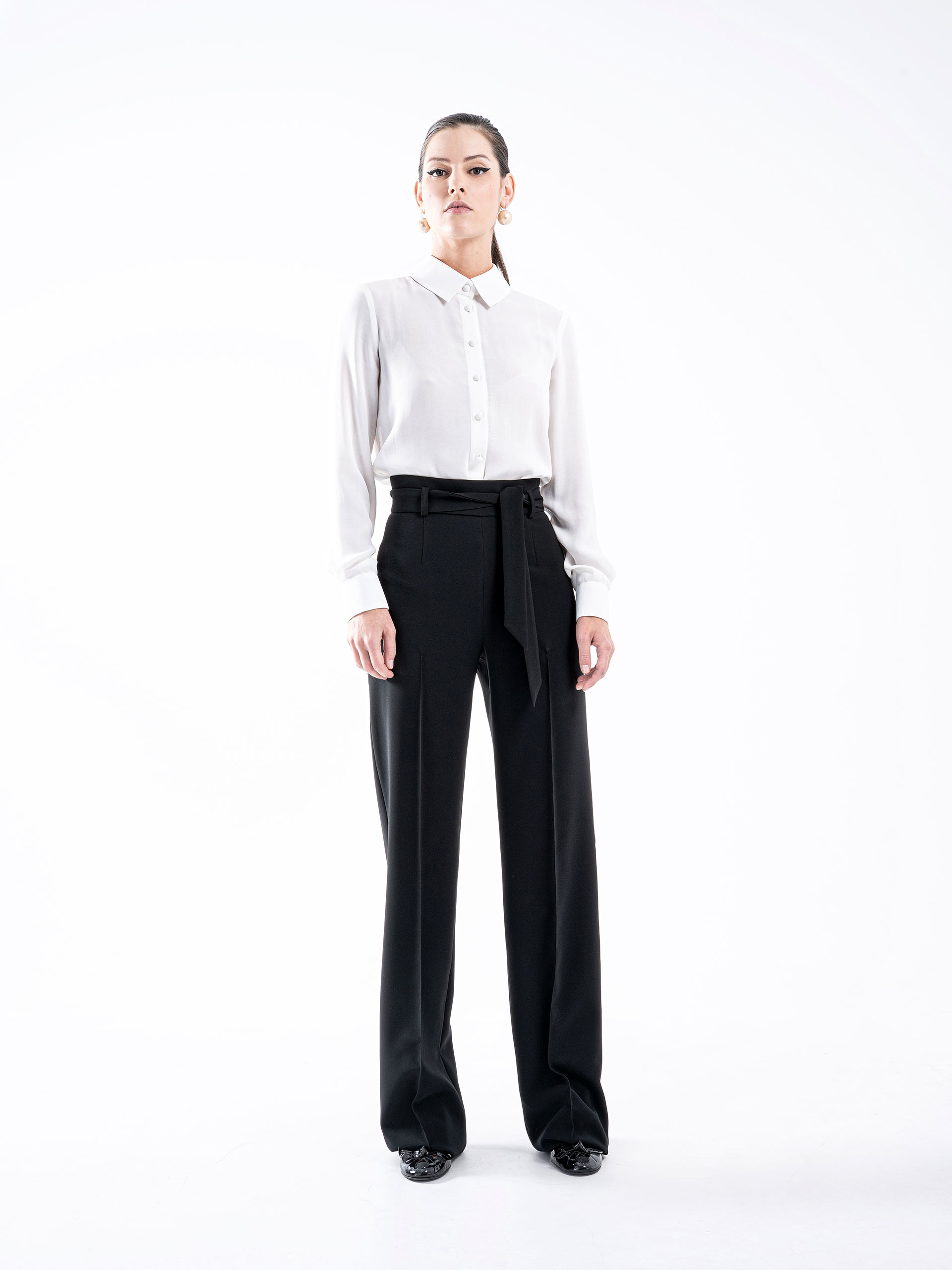 white button up shirt • Sassa Björg