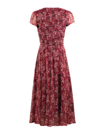 peach blossom ethereal long dress back &bull; Sassa Björg