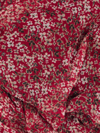 peach blossom ethereal long dress fabric &bull; Sassa Björg