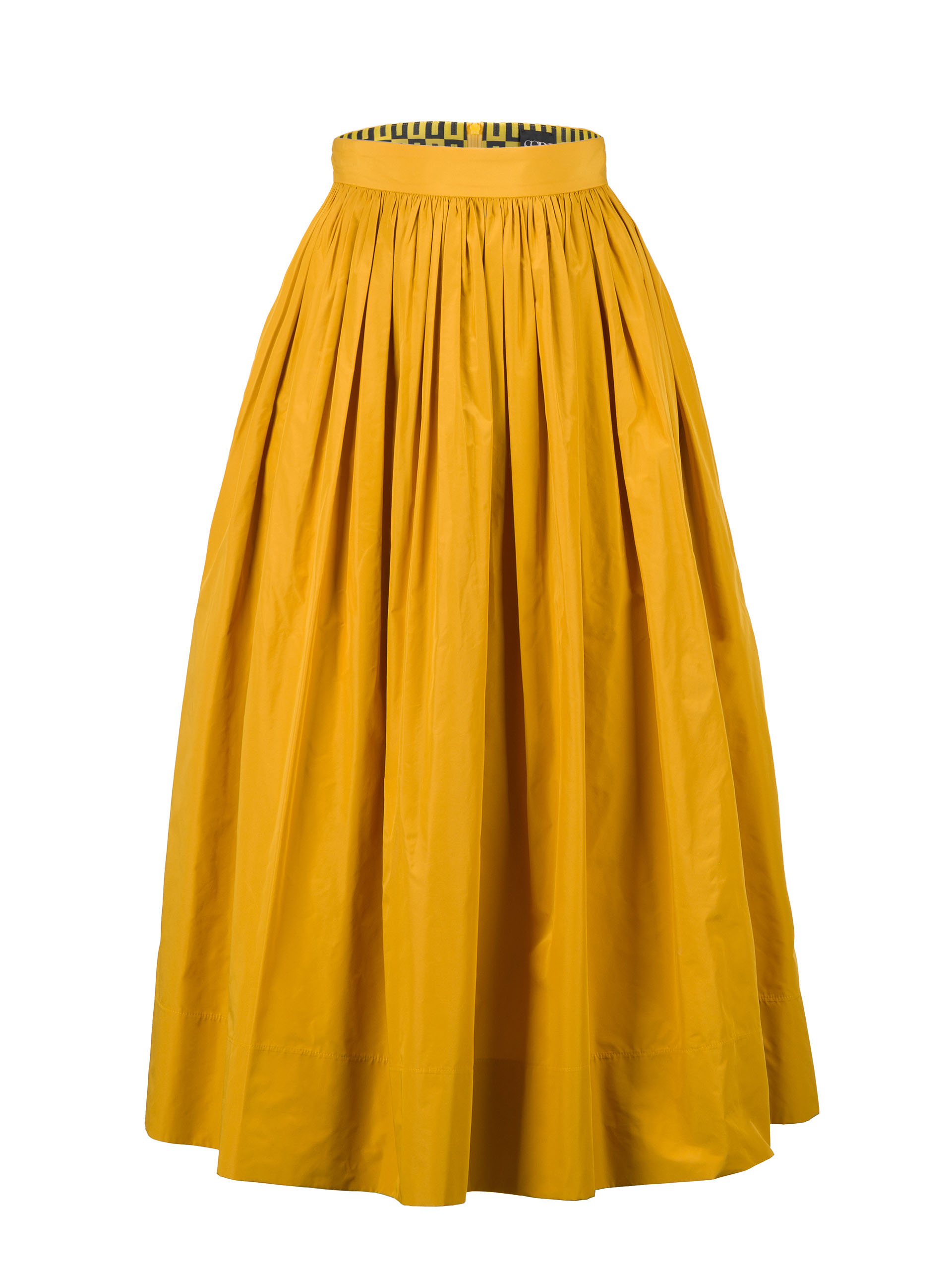 signature taffeta skirt yellow &bull; Sassa Björg