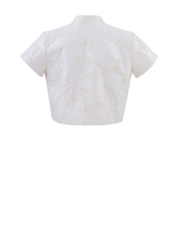 3d floral jacquard bolero back &bull; Sassa Björg