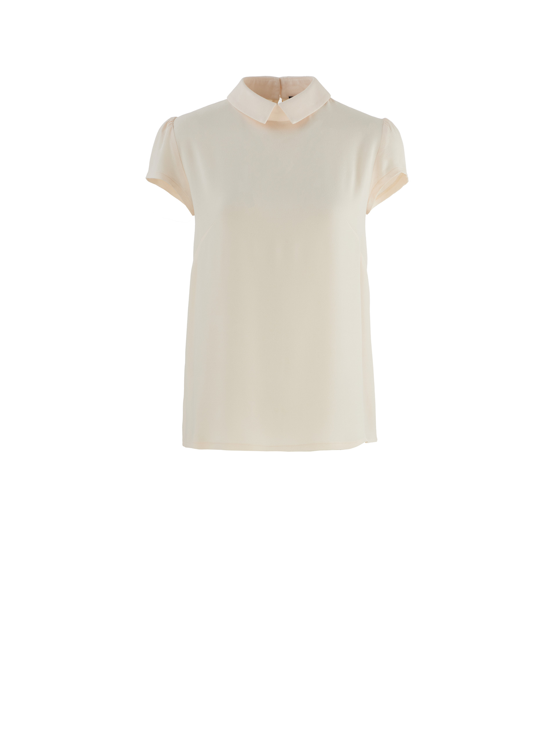 peach parfait collared blouse &bull; Sassa Björg
