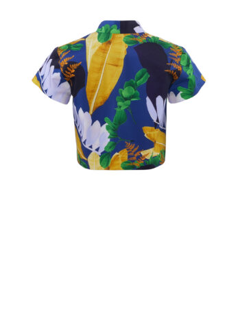 tropical collage bolero back • Sassa Björg